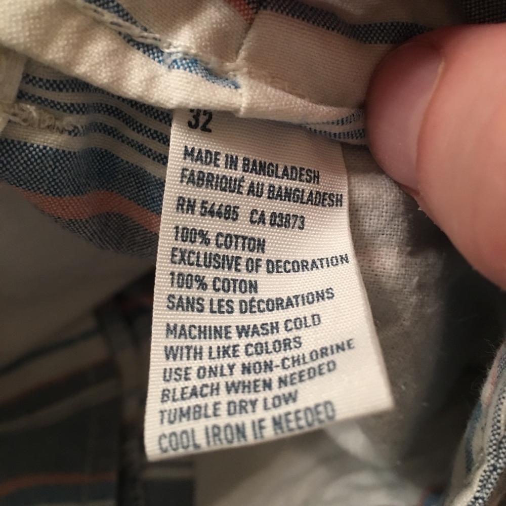 American Eagle Classic Horizontal Stripe Shorts - Picture 5 of 6